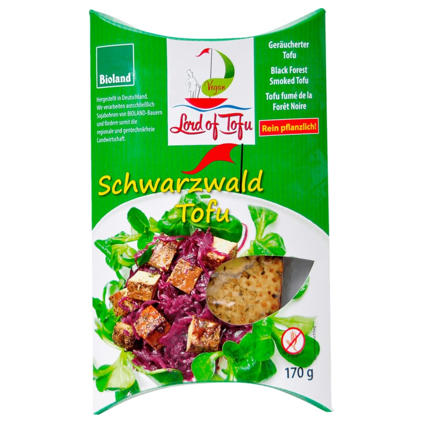 Lord of Tofu Bio Schwarzwald Tofu geräuchert vegan 170g